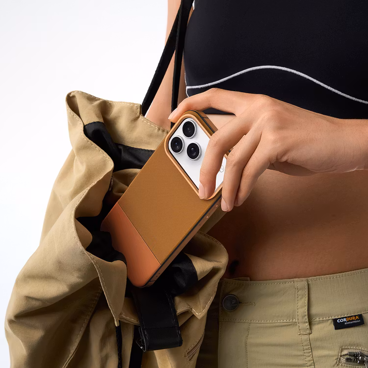 LEVELO IPHONE 17 PRO LEVELO CUIR CASE SUNRISE ORANGE LVLCUIR17PSORG - Image 6
