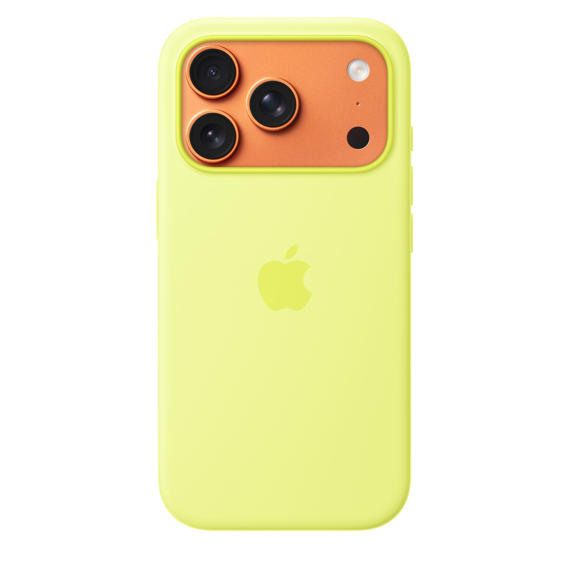APPLE IPHONE 17 PRO SILICONE CASE WITH MAGSAFE NEON YELLOW MGFF4 - Image 2
