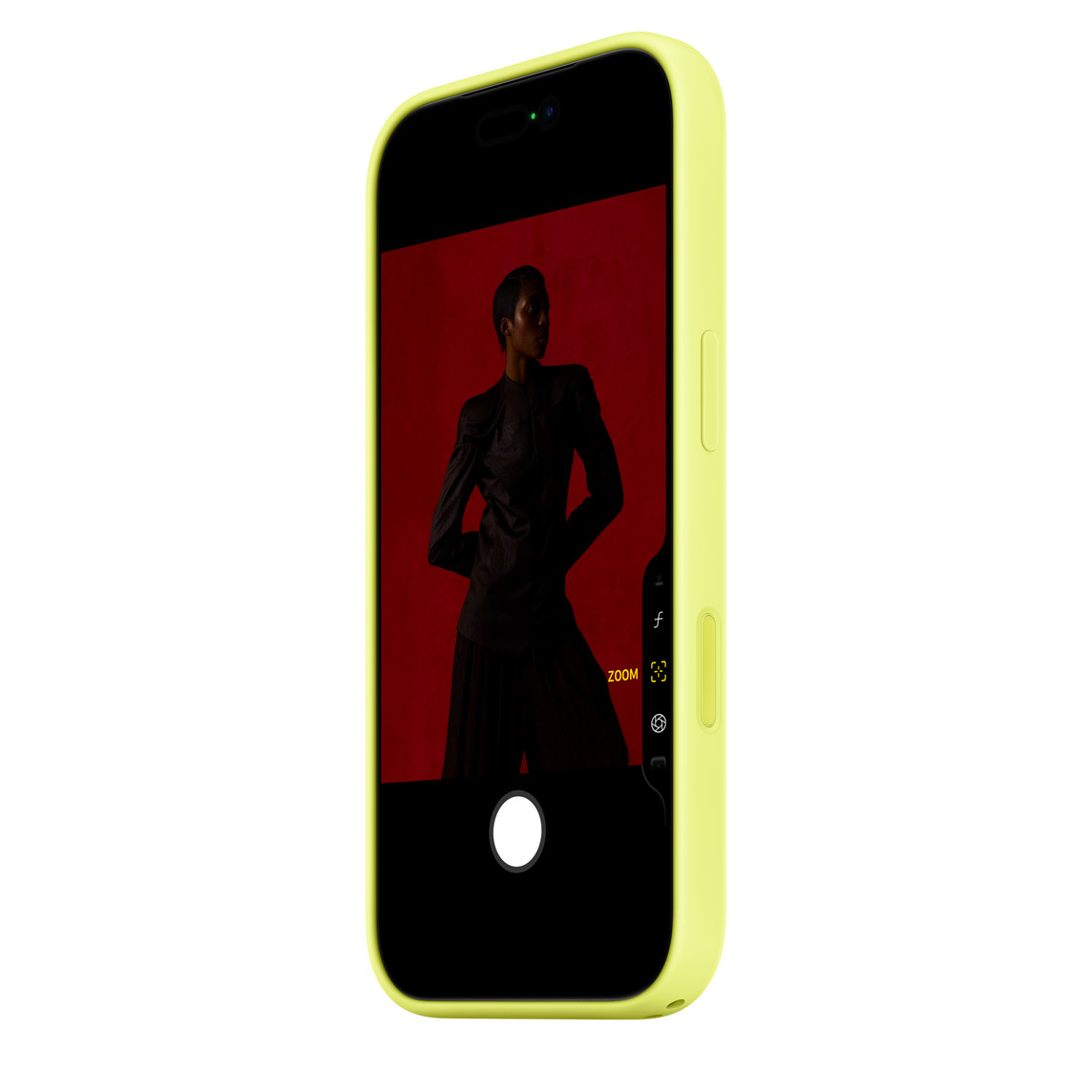 APPLE IPHONE 17 PRO SILICONE CASE WITH MAGSAFE NEON YELLOW MGFF4 - Image 4