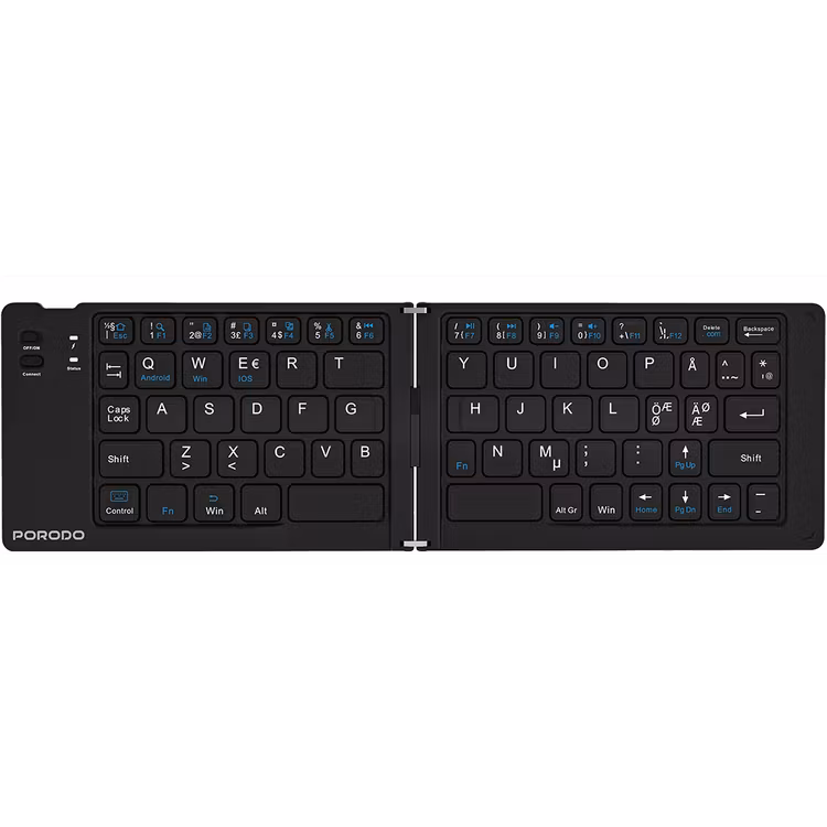 PORODO 6 IN 1 KEYBOARD & MOUSE SET BLACK PDKBMSC2285 - Image 2