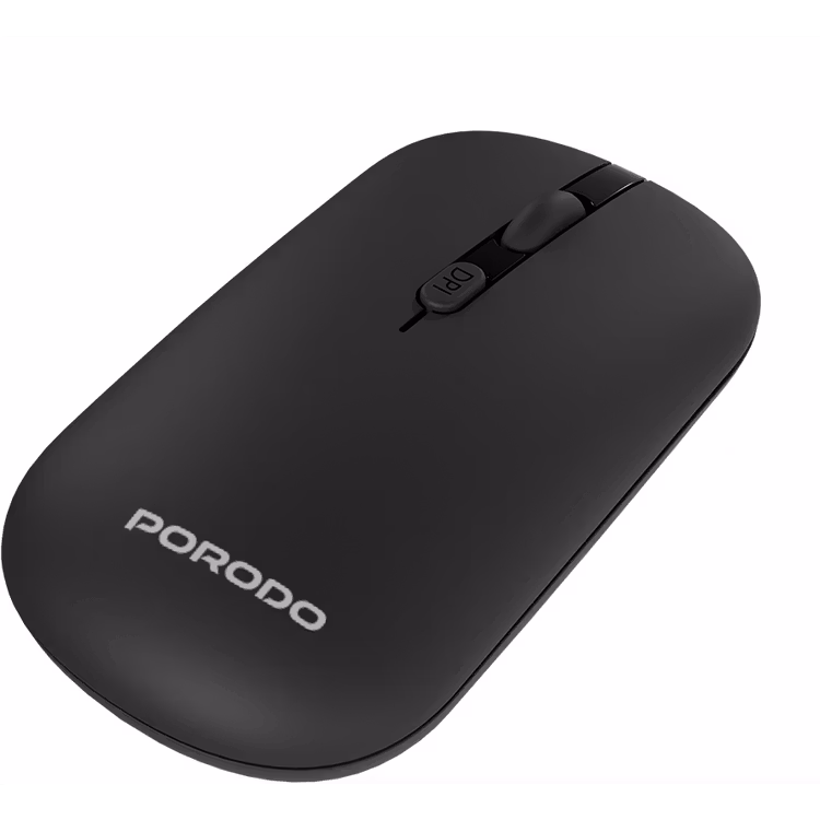 PORODO 6 IN 1 KEYBOARD & MOUSE SET BLACK PDKBMSC2285 - Image 3
