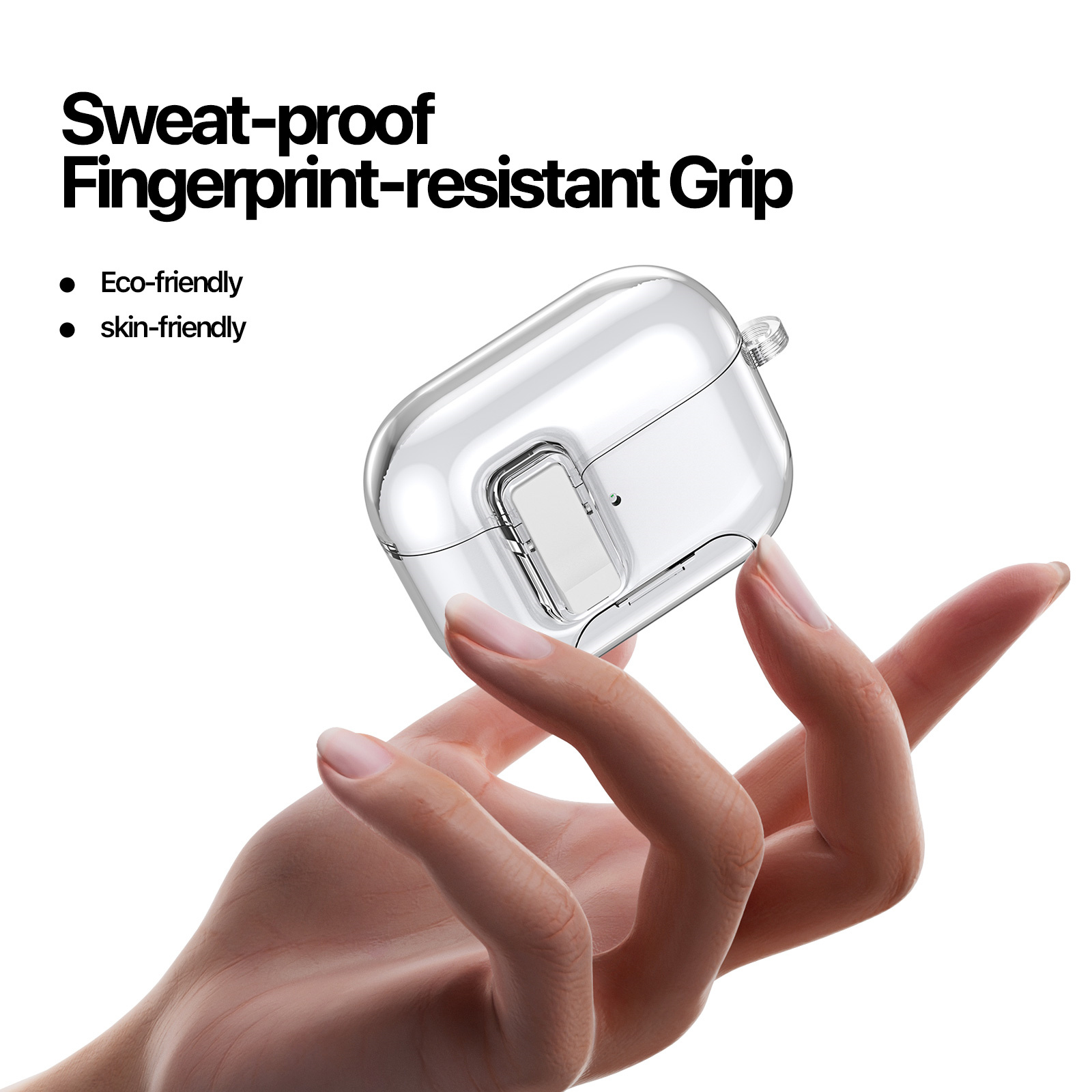 DUX DUCIS AIRPODS 4 CLEAR VERSATILE 6TH GENERATION HEADPHONE PECR SERIES CASE TRANSPARENT PECR0001 - Image 8