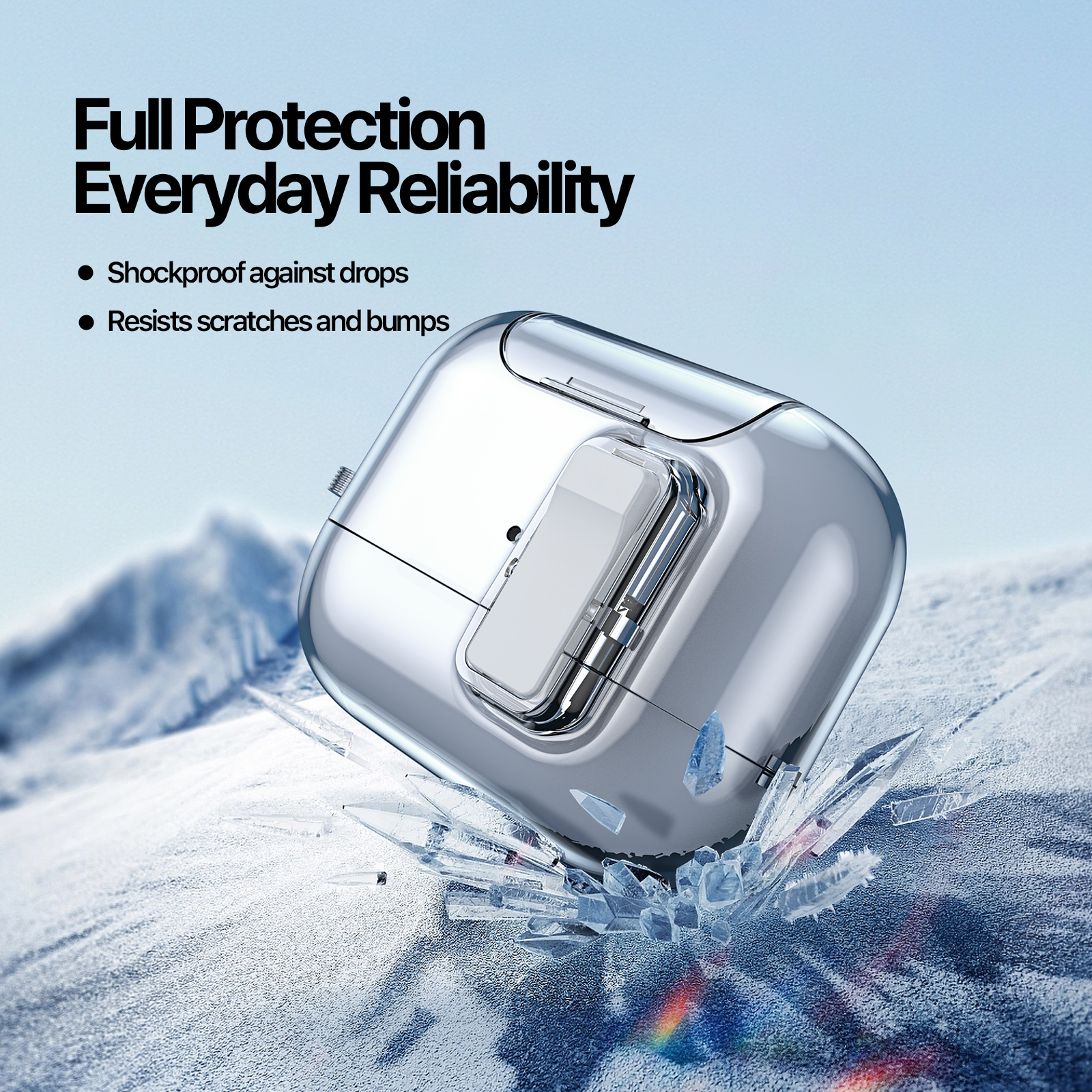 DUX DUCIS AIRPODS 4 CLEAR VERSATILE 6TH GENERATION HEADPHONE PECR SERIES CASE TRANSPARENT PECR0001 - Image 9