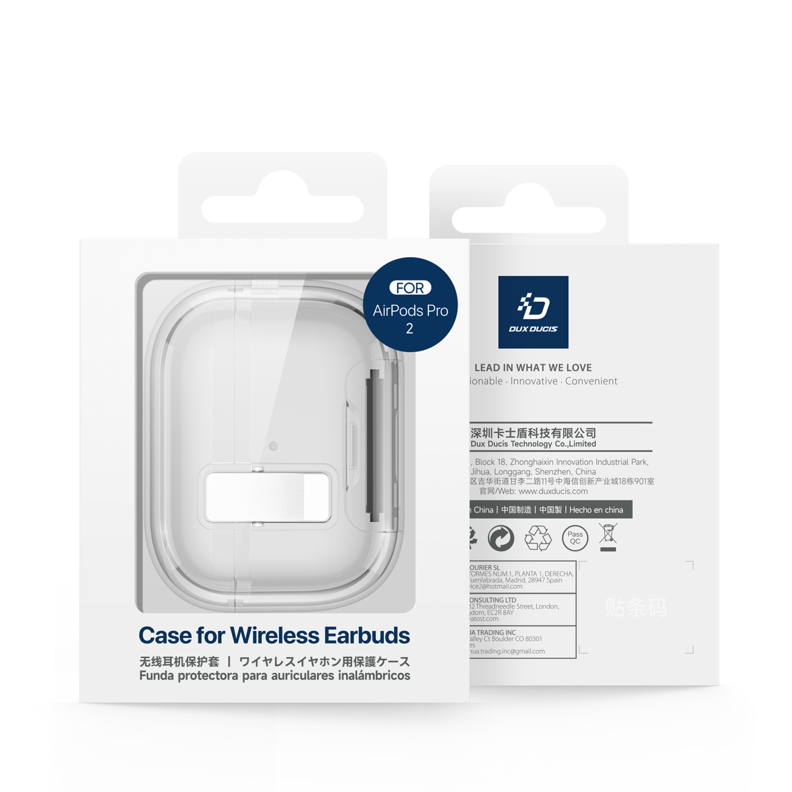 DUX DUCIS AIRPODS 4 CLEAR VERSATILE 6TH GENERATION HEADPHONE PECR SERIES CASE TRANSPARENT PECR0001 - Image 11