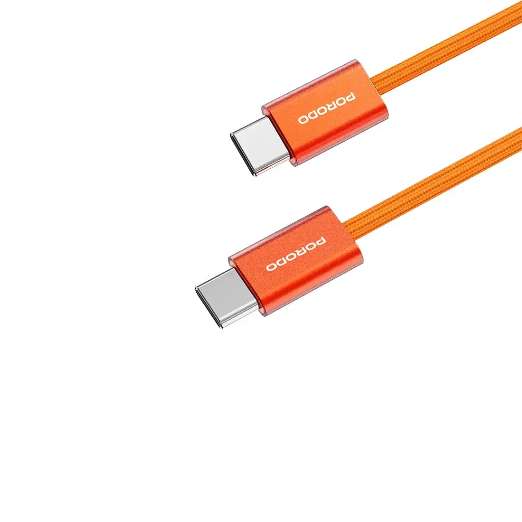 PORODO HIGH SPEED USB-C BRAIDED CABLE PD60WCBR0G - Image 6