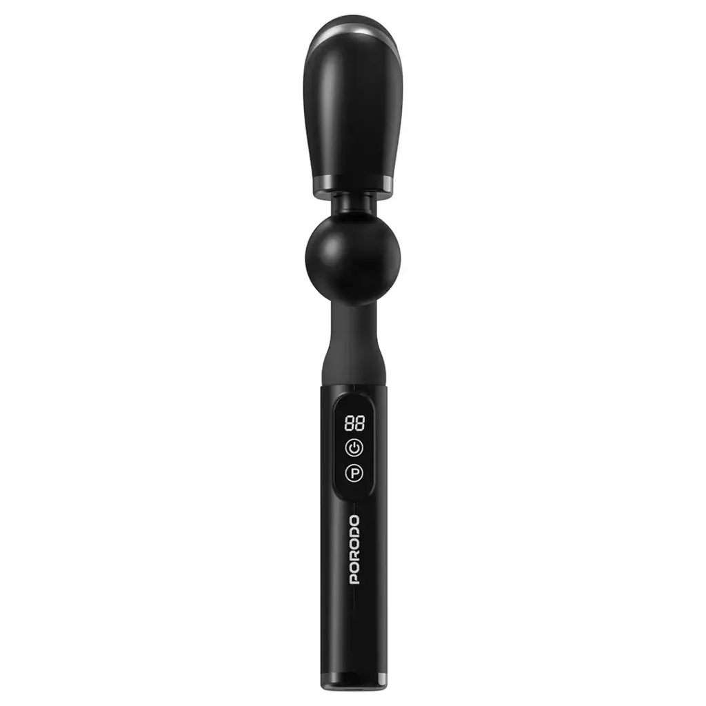 PORODO LIFESTYLE U SHAPED HANDLE 4 HEAD DEEP MASAAGER BLACK PDLFSTH021BK - Image 7