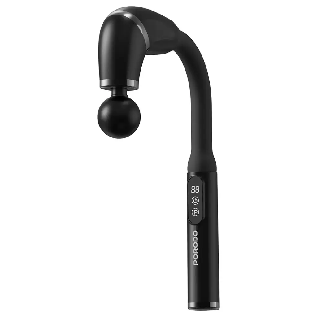 PORODO LIFESTYLE U SHAPED HANDLE 4 HEAD DEEP MASAAGER BLACK PDLFSTH021BK - Image 3