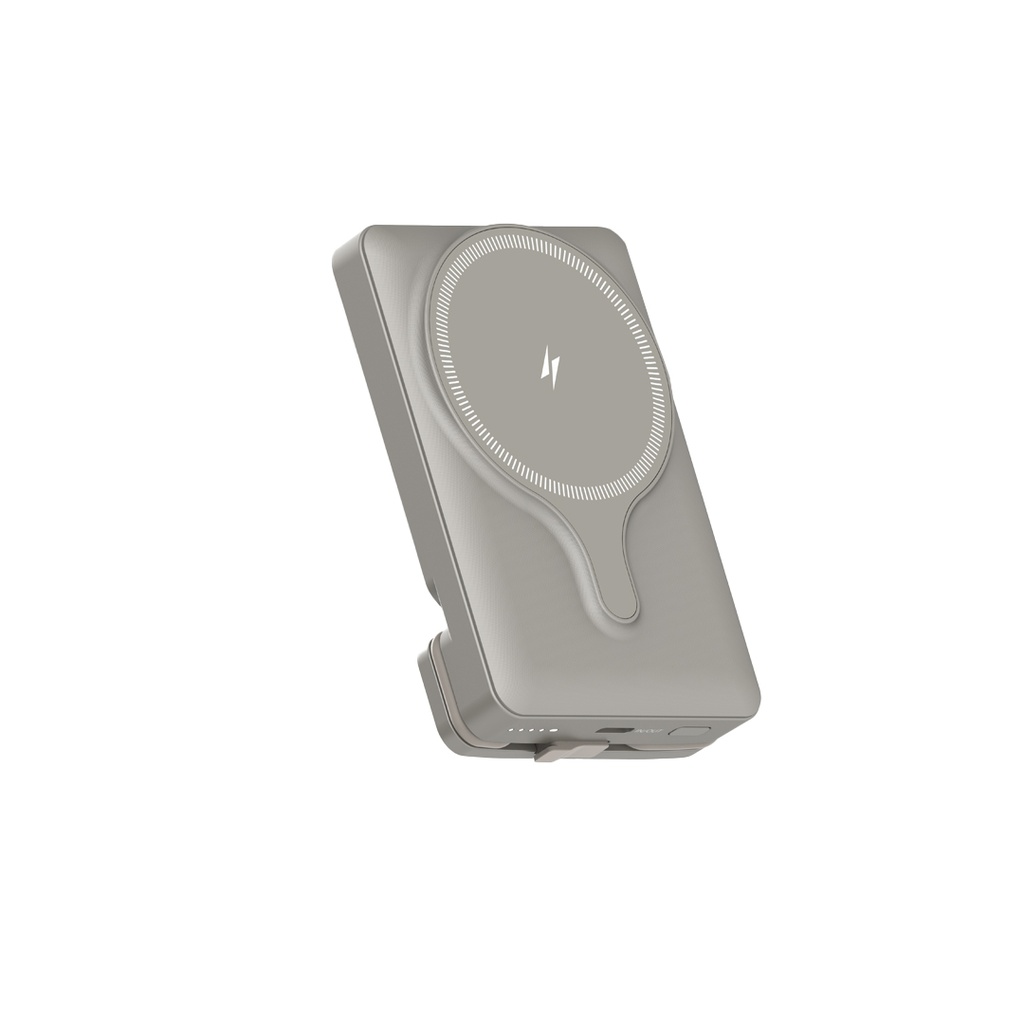 POWEROLOGY 5000MAH POWER BANK MAGSAFE CHARING AIR-VENT MOUNT 20PD TITANIUM PPBCHA32TI - Image 3