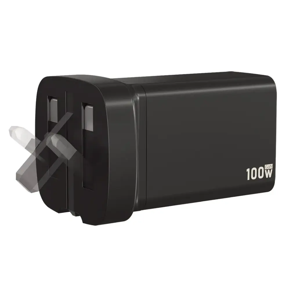 POWEROLOGY GANEX 67W MUTI PORT ADATER BLACK PWC2417BK - Image 3