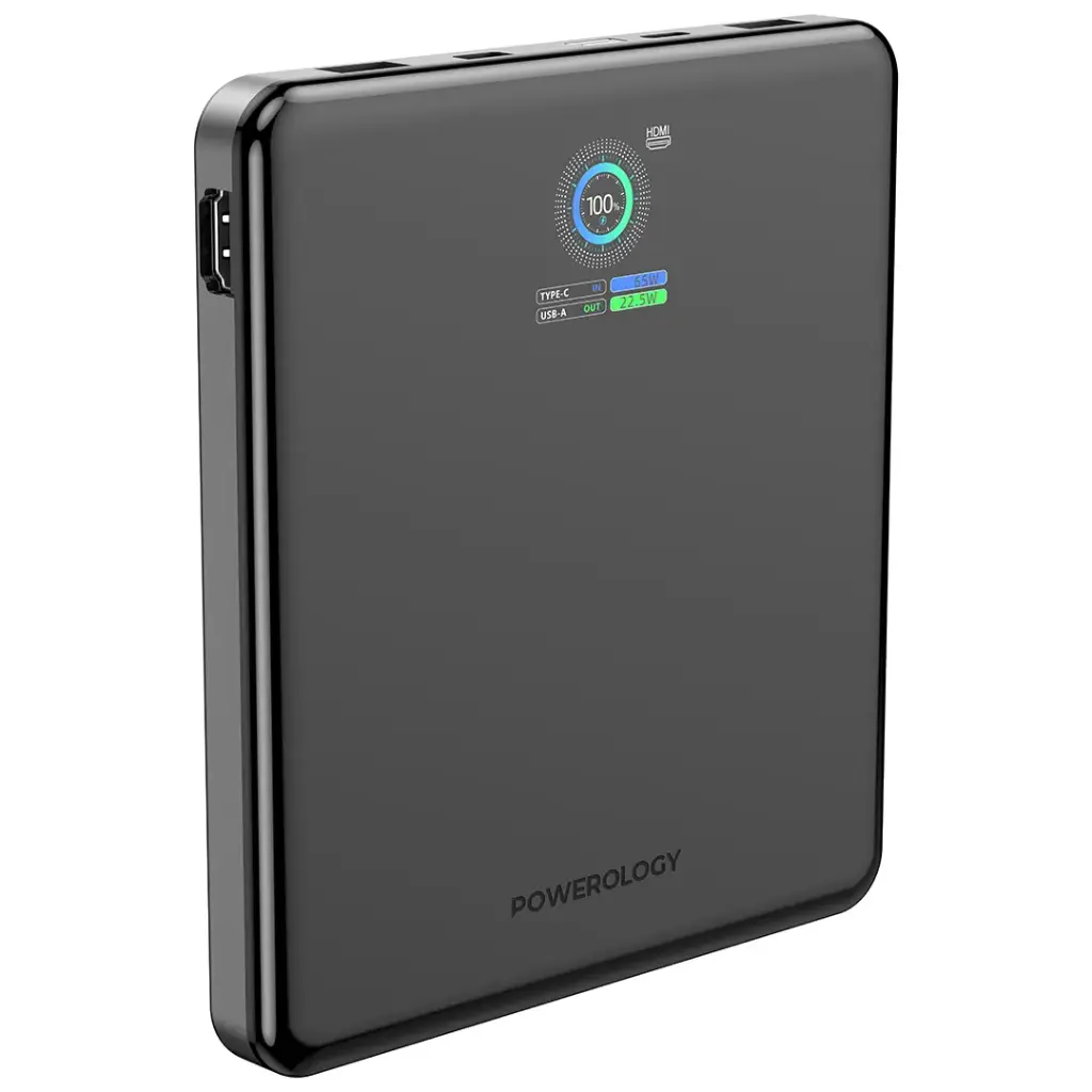 POWEROLOGY VOLTSTREAM POWER BANK 20000MAH BLACK PPBCHA89BK - Image 3