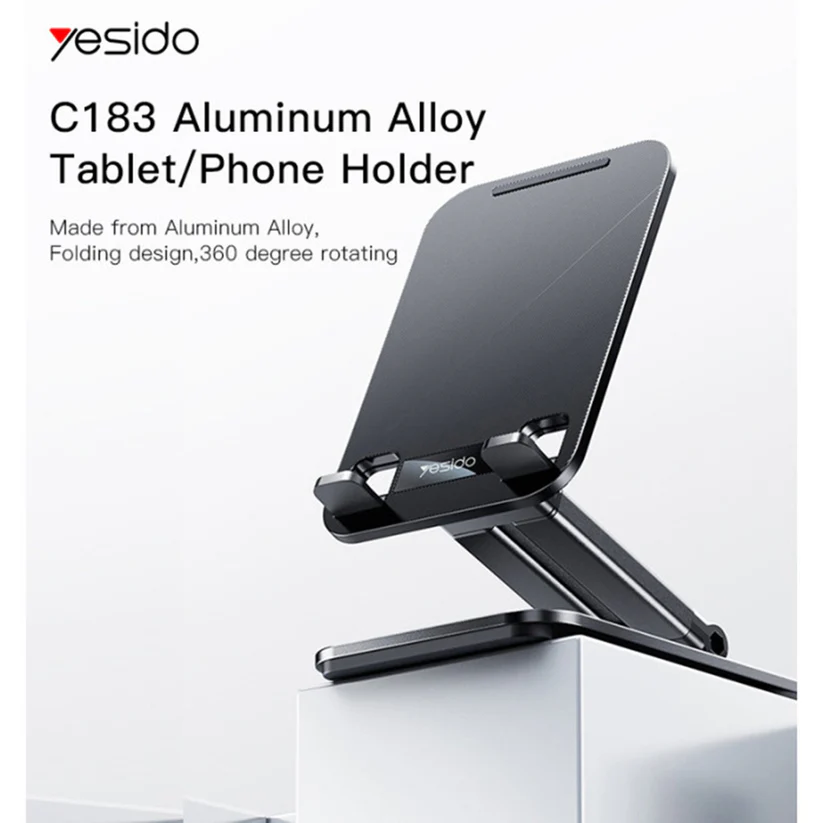 YESIDO DESKTOP STAND BLACK C300 - Image 2