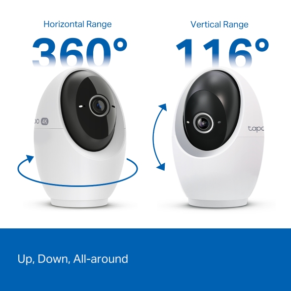 TP LINK 4K UKTRA HD PAN TILT AI HOME SECURITY WIFI CAMERA TAPO C260 - Image 3