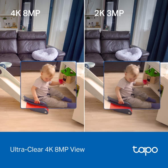 TP LINK 4K UKTRA HD PAN TILT AI HOME SECURITY WIFI CAMERA TAPO C260 - Image 4