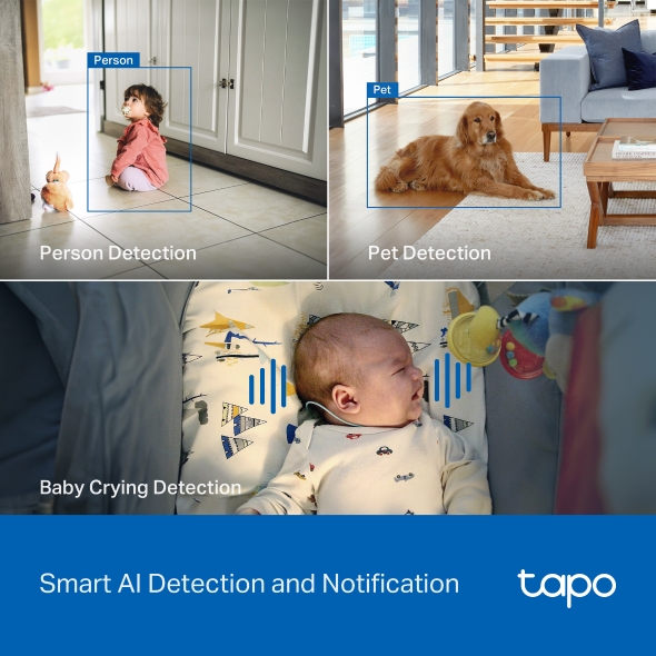 TP LINK 4K UKTRA HD PAN TILT AI HOME SECURITY WIFI CAMERA TAPO C260 - Image 8