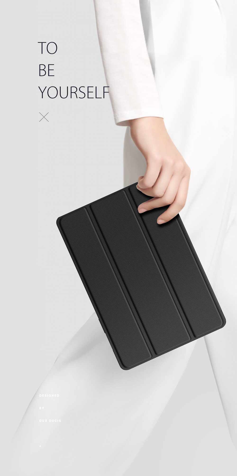 DUX DUCIS SAMSUNG TAB A11/A9 TOBY CASE BLACK TOBY-0234 - Image 3
