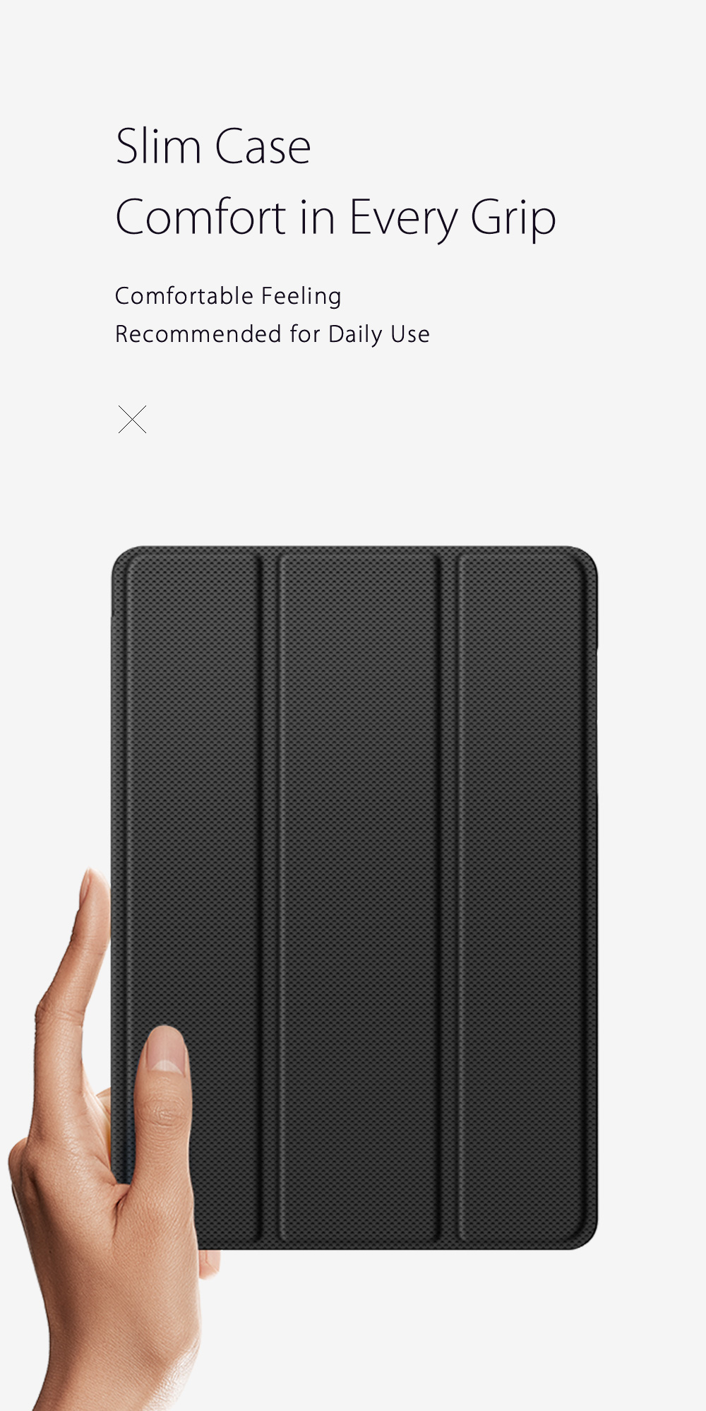 DUX DUCIS SAMSUNG TAB A11/A9 TOBY CASE BLACK TOBY-0234 - Image 2