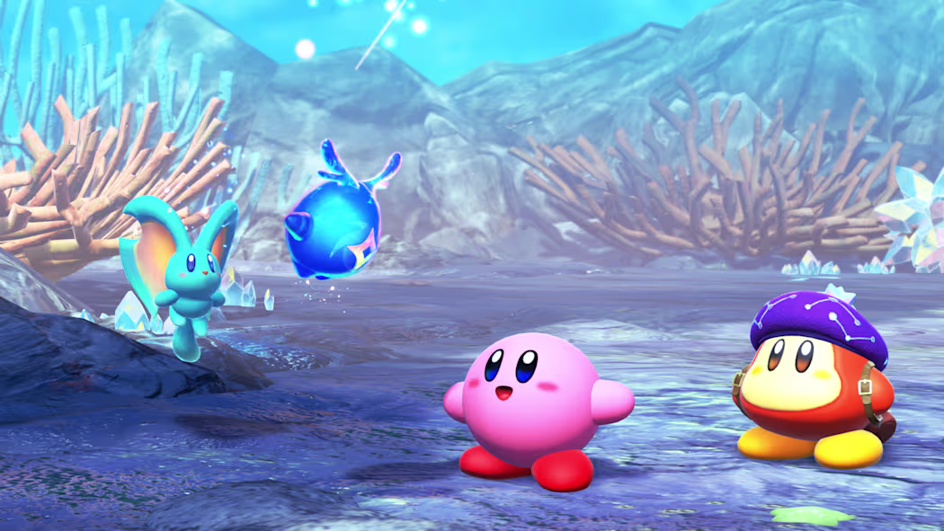 NINTENDO SWITCH 2 KIRBY AND FORGOTTEN LAND + STAR CROSSED WORLD GAME - Image 5