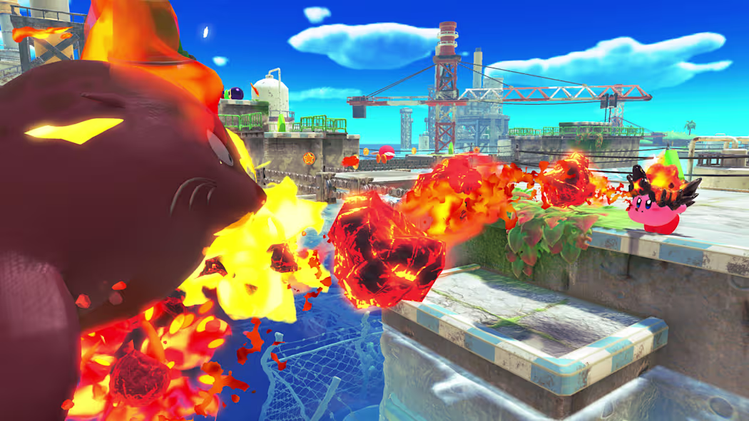 NINTENDO SWITCH 2 KIRBY AND FORGOTTEN LAND + STAR CROSSED WORLD GAME - Image 2