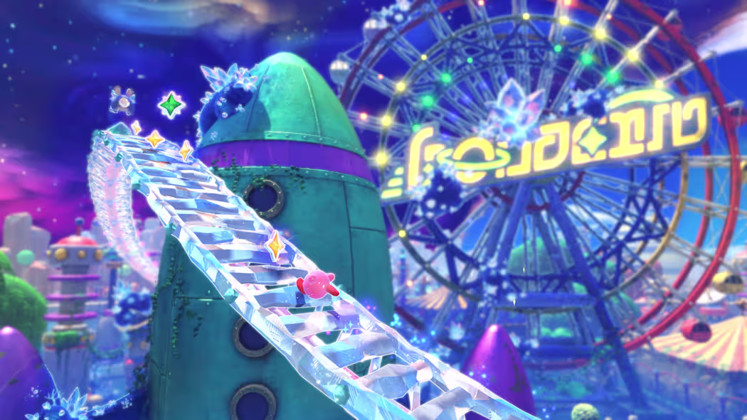 NINTENDO SWITCH 2 KIRBY AND FORGOTTEN LAND + STAR CROSSED WORLD GAME - Image 6