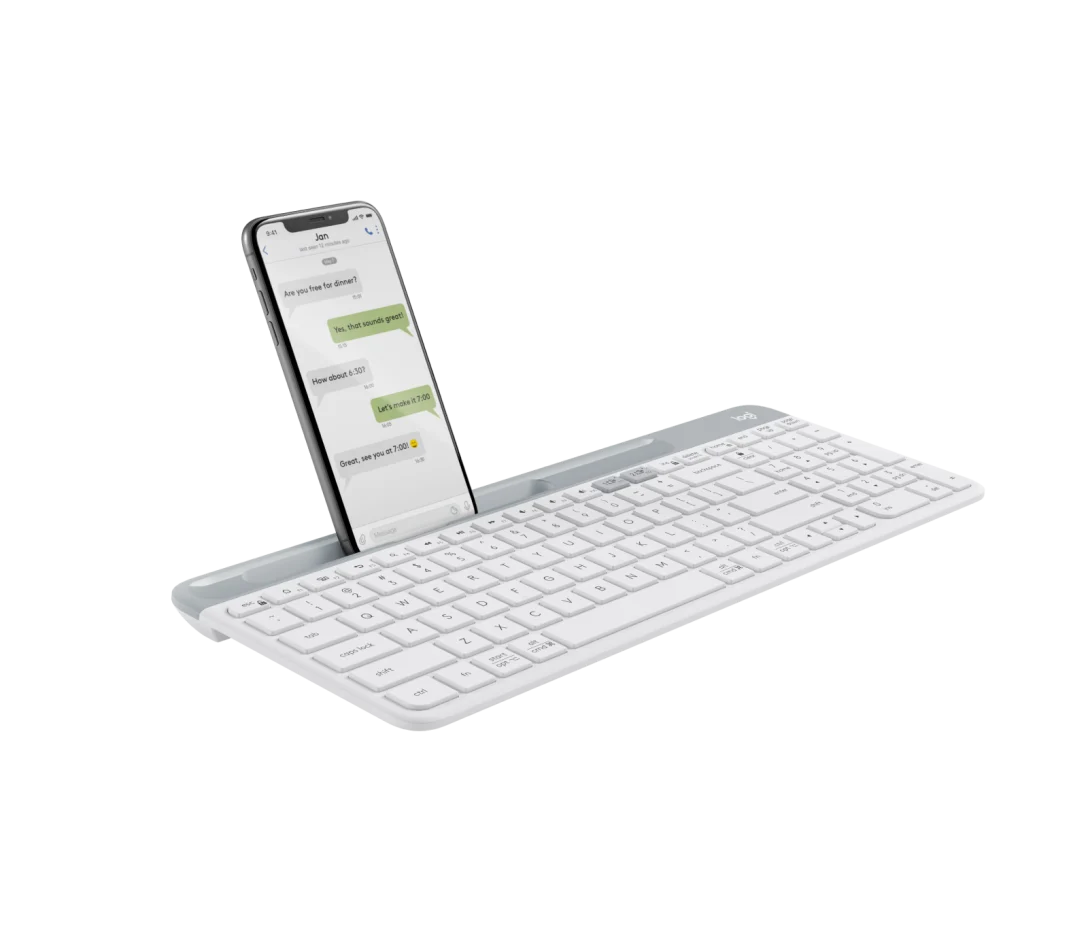 LOGITECH SLIM MULTI DEVICE K580 MODERN WIRELESS KEYBOARD WHITE 920-009209 - Image 3