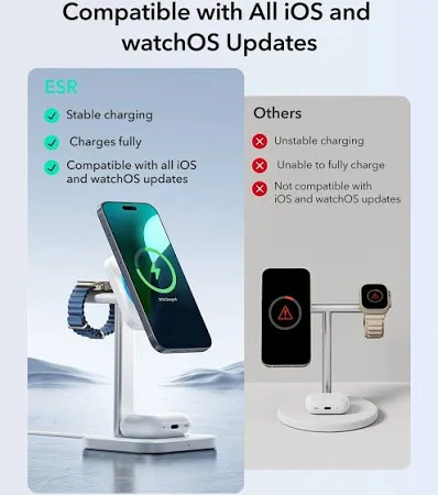 ESR HALOLOCK 2 IN 1 MAGNETIC WIRELESS CHARGER - Image 2