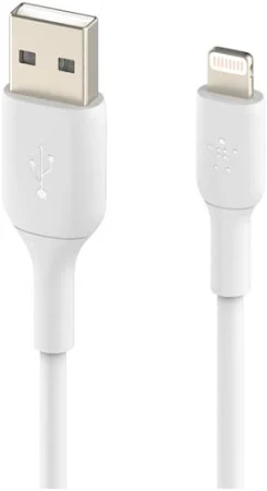 BELKIN LIGHTNING TO USB A 1M CABLE WHITE CAA001BT1MWH - Image 2