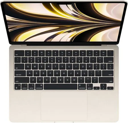 APPLE MACBOOK AIR 13 INCH M2 CHIP 8 CORE CPU 8 CORE GPU 16GB 256GB STARLIGHT ARABIC MC7W4 - Image 3