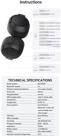 HONOR CHOICE HEADPHONE PRO ACTIVE NOISE CANCELLING BLACK-5504ABGU - Image 5