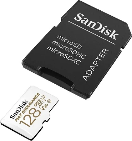 SANDISK MAX ENDURANCE 128GB MICROSD CARD WITH ADAPTER SPEED UP TO 100 MBS SDSQQVR-128G-GN6IA - Image 3