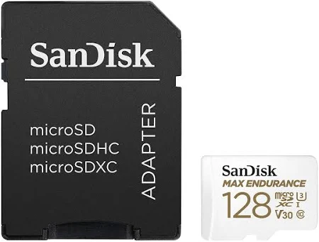 SANDISK MAX ENDURANCE 128GB MICROSD CARD WITH ADAPTER SPEED UP TO 100 MBS SDSQQVR-128G-GN6IA - Image 2