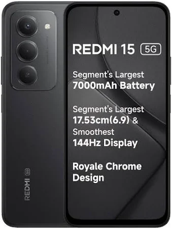MI REDMI 15 5G 8GB RAM 256 ROM MIDNIGHT BLACK - Image 2