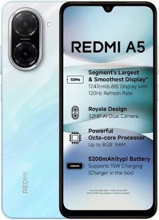 MI REDMI A5 4GB RAM 128GB ROM OCEAN BLUE - Image 2