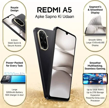 MI REDMI A5 4GB RAM 128GB ROM MIDNIGHT BLACK - Image 10