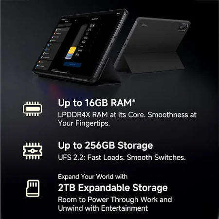 MI REDMI PAD 2 4G 8GB RAM 256GB ROM GRAPHITE GRAY - Image 8