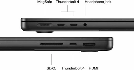 APPLE MACBOOK PRO 14 INCH M5 CHIP WITH 10 CORE CPU 10 CORE GPU 16GB 512GB SSD ARB SPACE BLACK MDE04 - Image 5