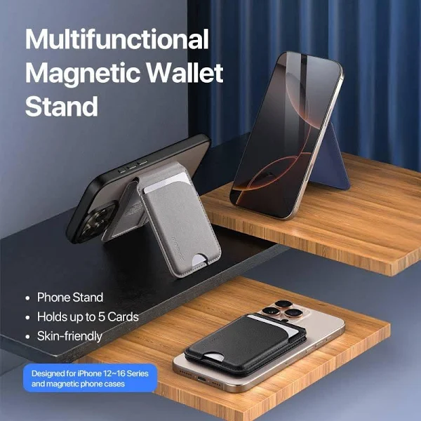 DUXDUCIS NEVA SERIES MAGNETIC WALLET STAND GREY NEVA0002-CP - Image 7