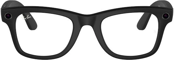 RAYBAN META WAYFARER SUNGLASSES F SHINY BLACK L CLEAR RW4008 - Image 4