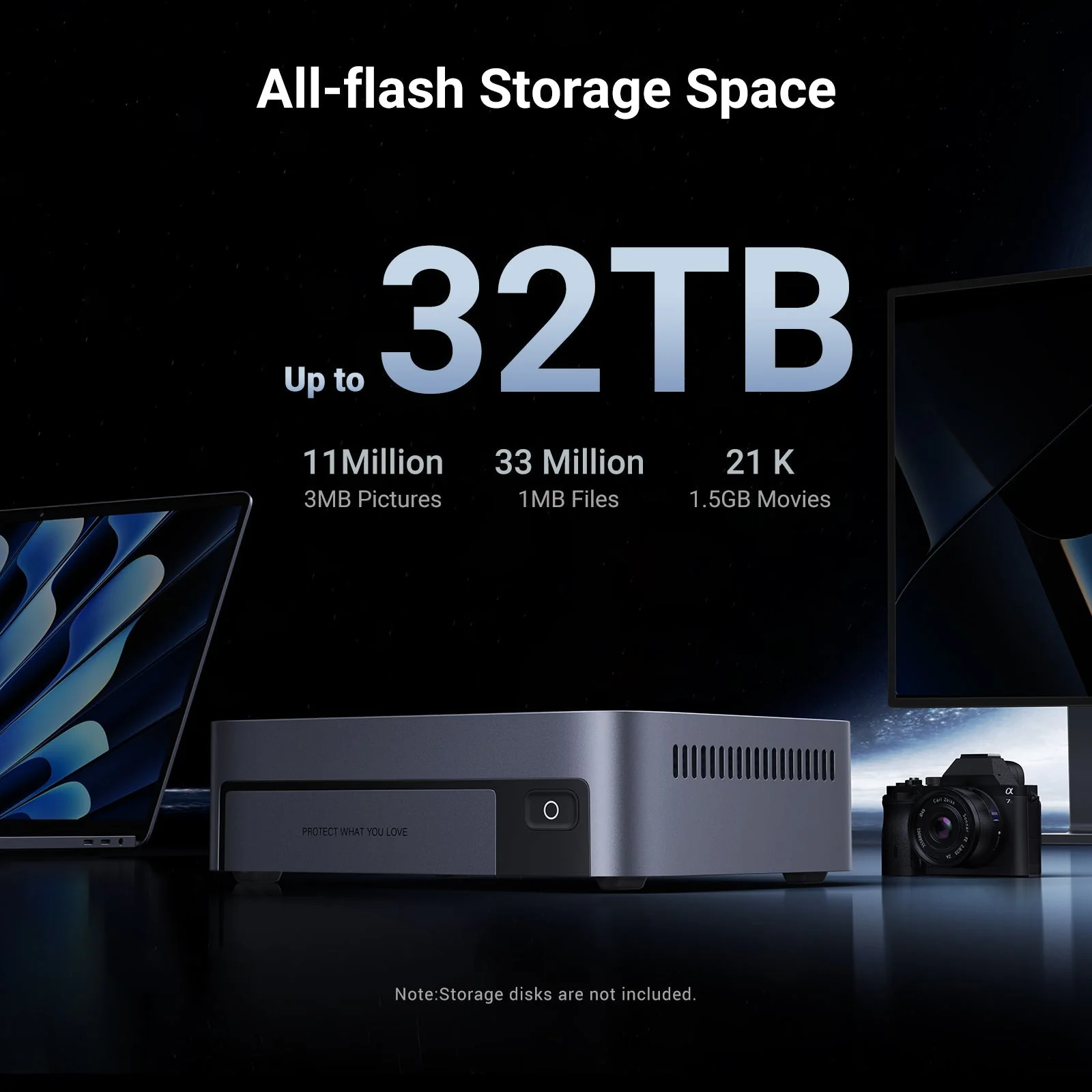 UGREEN NASYNC DXP480T PLUS 4 BAY ALL INTEL I5 8GB RAM 128GB SSD DDR5 WIFI 6 UG-NAS-DXP480T-PLUS - Image 2