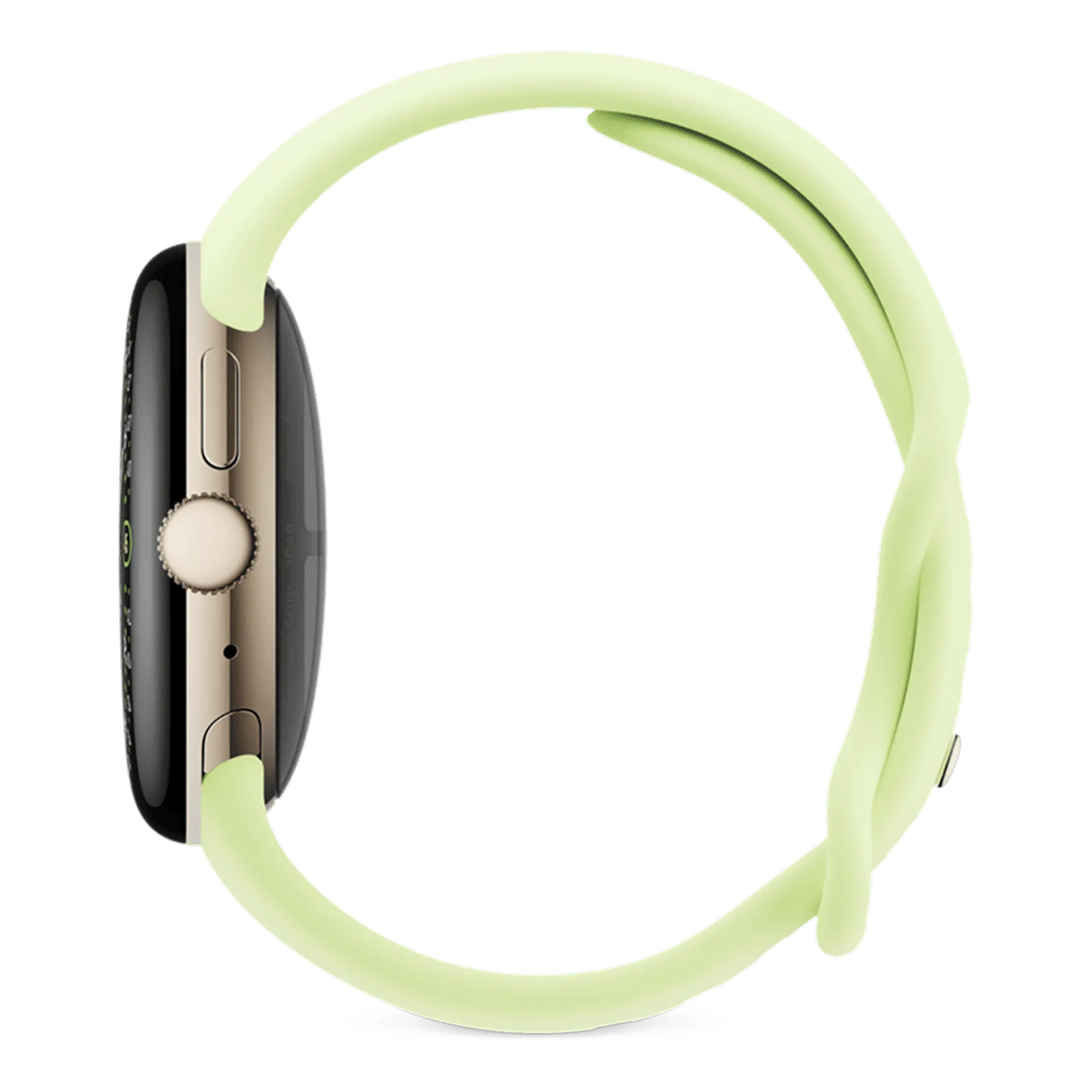 GOOGLE PIXEL WATCH 4 41MM WIFI SMART WATCH CHAMPAGNE GOLD/LEMONGRASS - Image 5