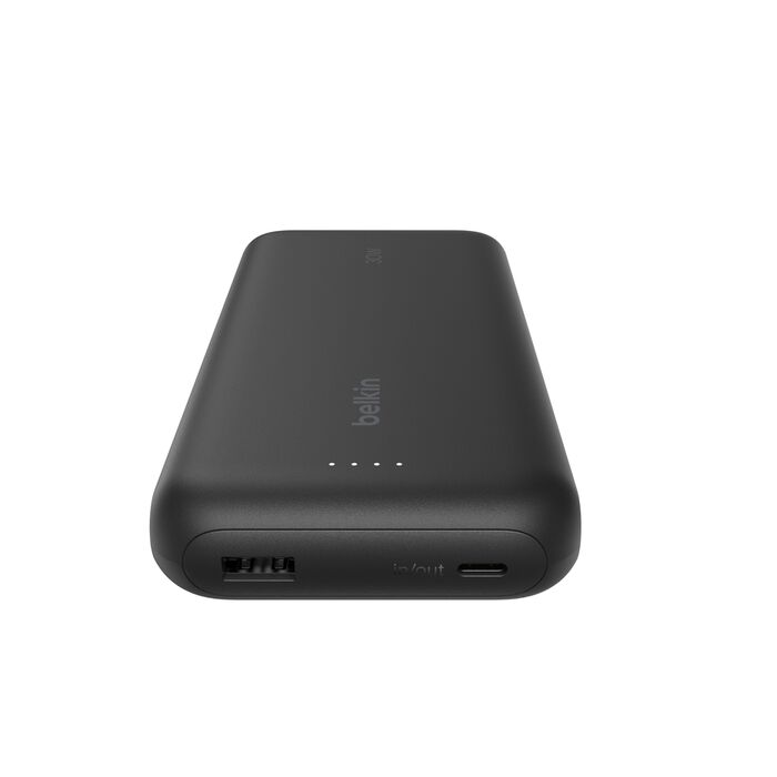 BELKIN BOOST CHARGE POWER BANK 20K WITH USB C INTEGRATED CABLE PD 30W BLACK BPB024HQBK - Image 4