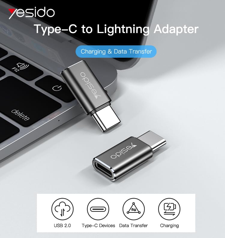 YESIDO OTG ADAPTER BLACK GS22 - Image 3