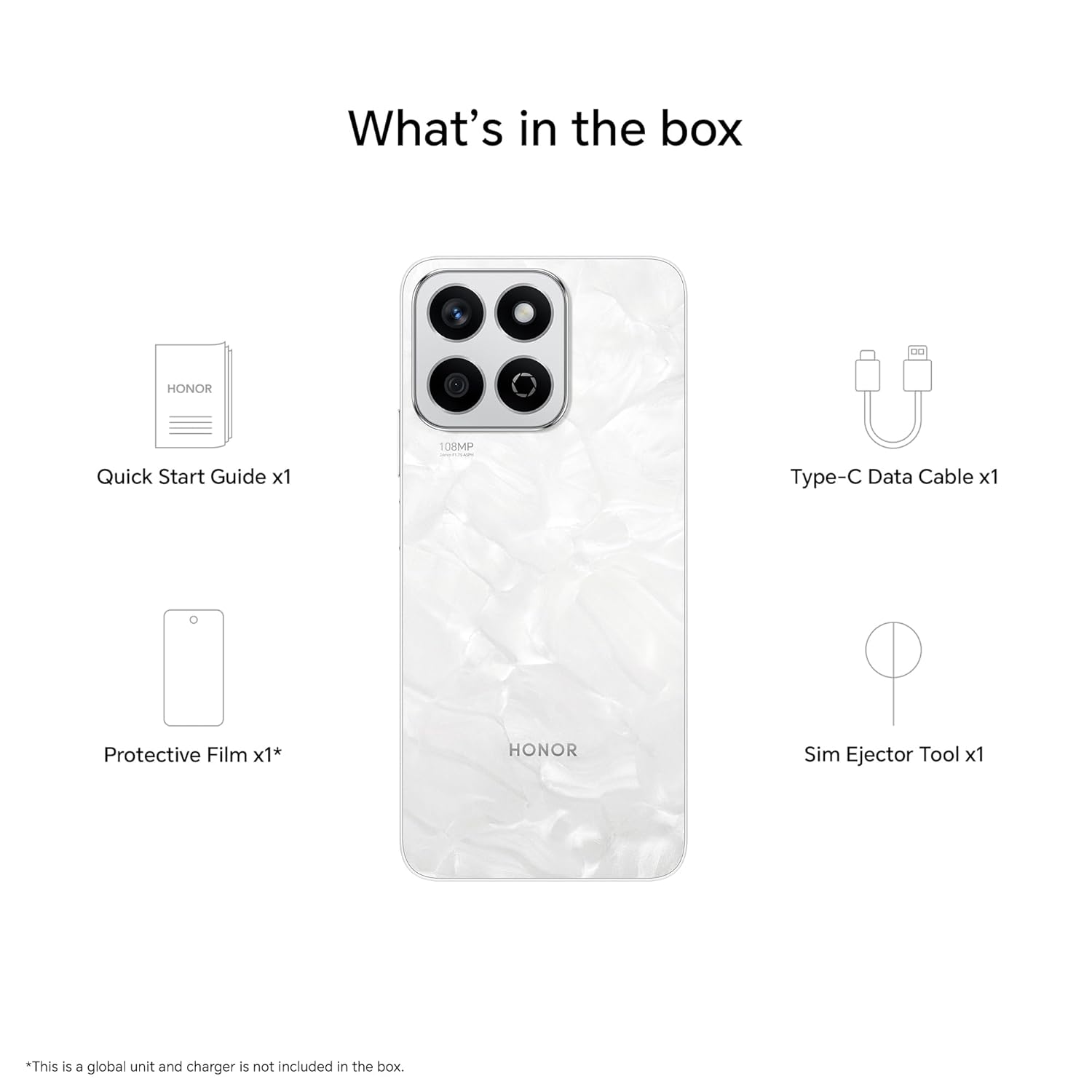 HONOR X7C 8+256GB MOONLIGHT WHITE ALT-LX2 - Image 4