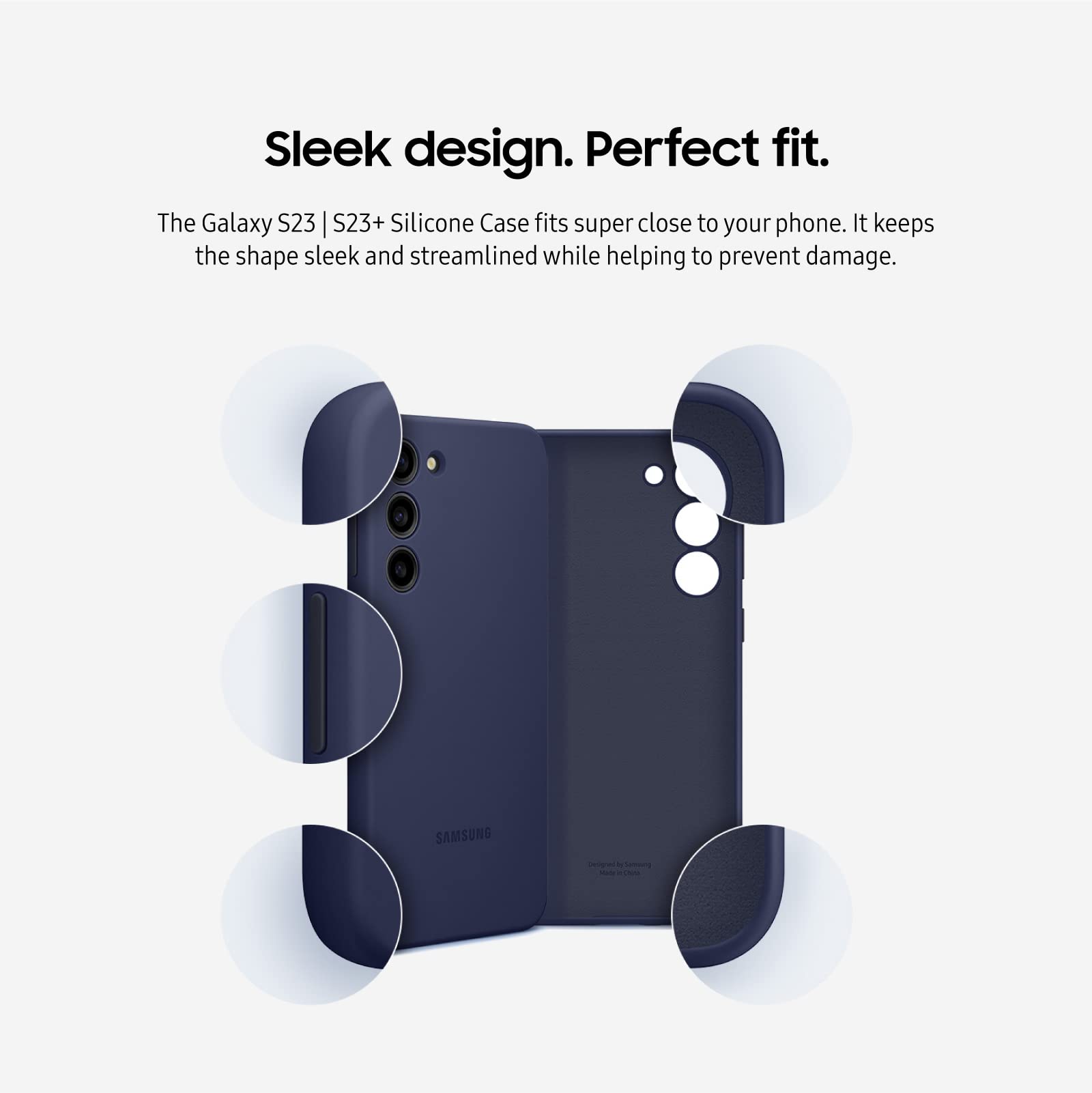 SAMSUNG GALAXY S23 PLUS SILICONE COVER DARK BLUE EF-PS916TNEGWW - Image 4