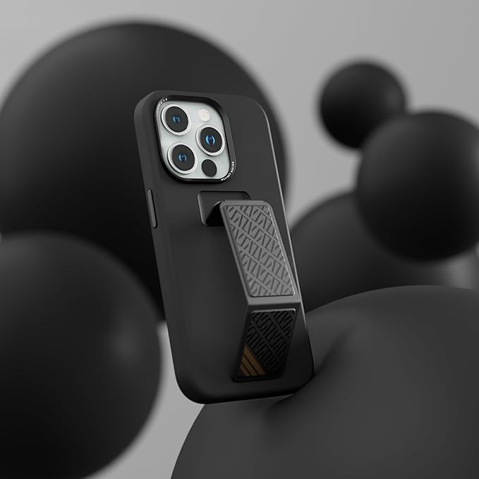 LEVELO MORPHIX IPHONE 15 PRO SILICONE CASE WITH GRIP BLACK - Image 6