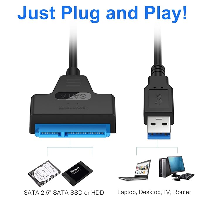 S-TEK USB 3.0 TO SATA CONVERTER CABLE - Image 2