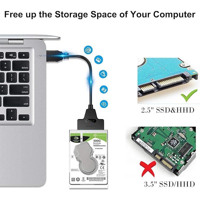 S-TEK USB 3.0 TO SATA CONVERTER CABLE - Image 5
