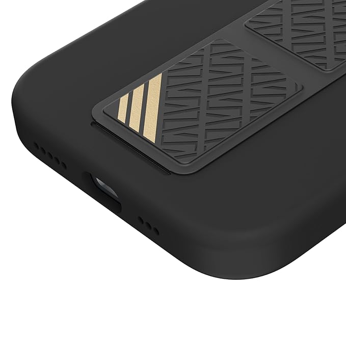 LEVELO MORPHIX IPHONE 15 PRO SILICONE CASE WITH GRIP BLACK - Image 4