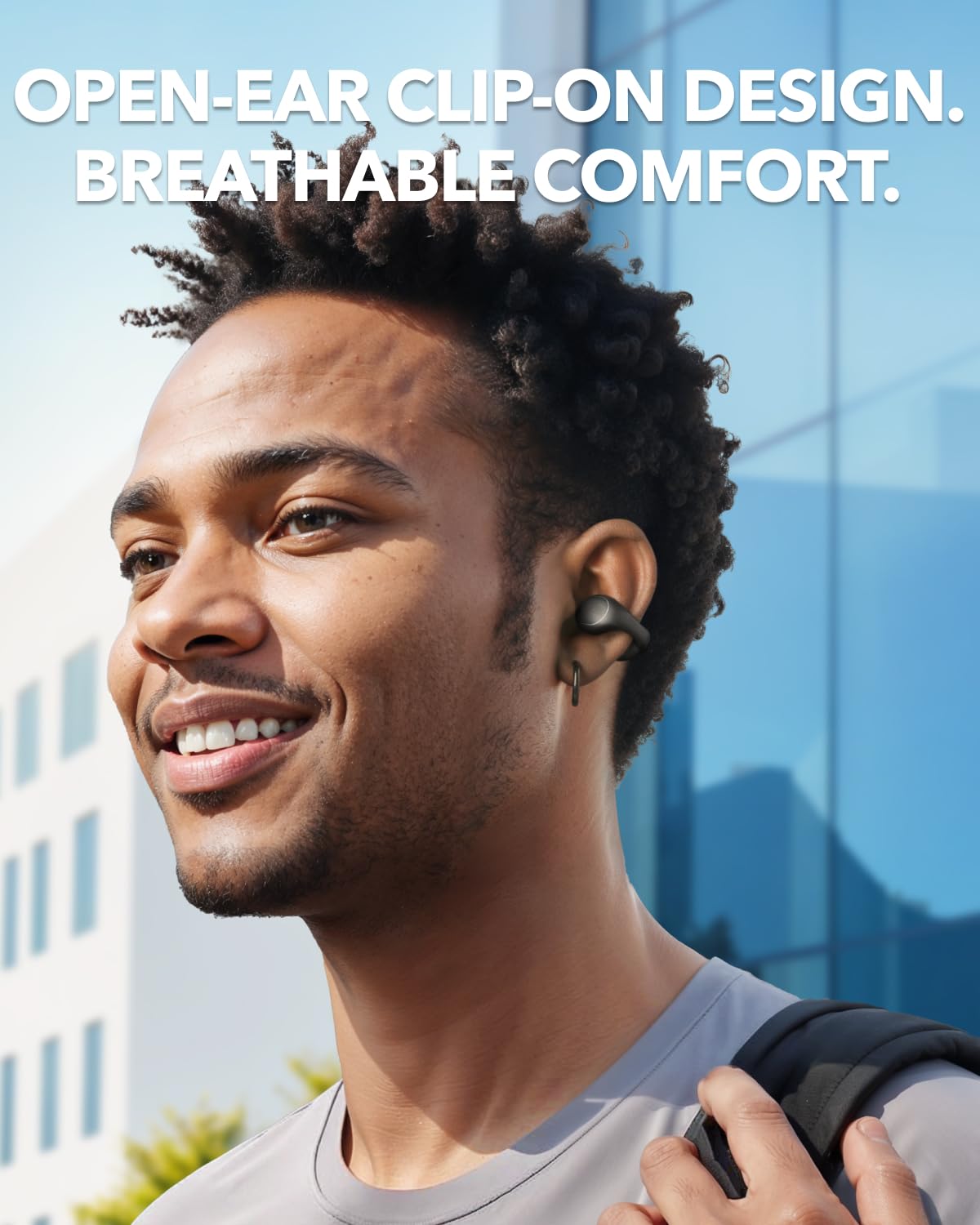 ANKER SOUNDCORE C40I OPEN EAR CLIP ON EARBUDS CLEAR A3331Z01 - Image 2