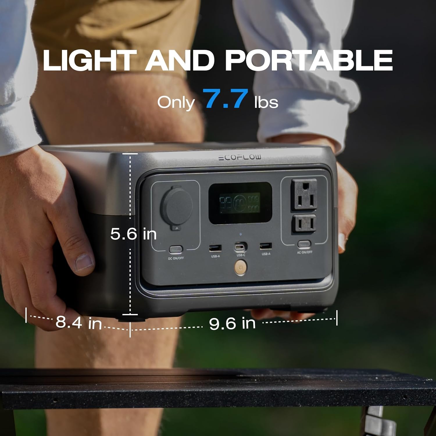 ECOFLOW RIVER 2 PORTABLE POWER STATION 256WH EFR600 - Image 8