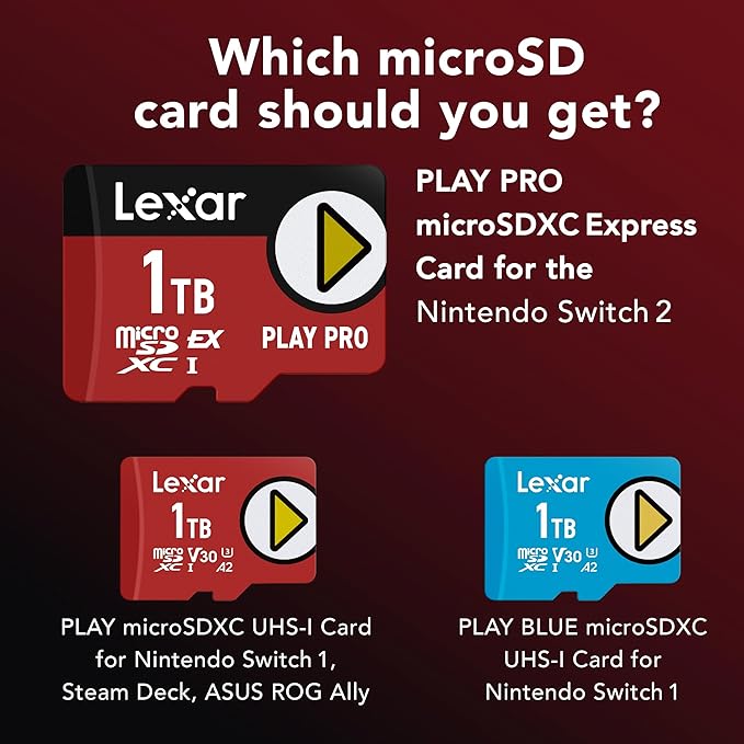 LEXAR PLAY PRO MICROSDXC™ EXPRESS CARD 1TB 900MB/S LMSXPS0001T-BNNNG - Image 2